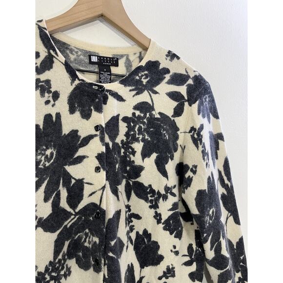 Cottage Romantic Quiet Luxury Floral Cardigan 0X Office Indie Preppy Y2K 90s - Picture 5 of 13